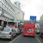 事故による渋滞、ご迷惑の影響。