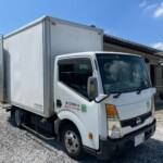 トラックでの片付け