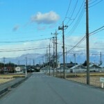 雪をかぶった赤城山